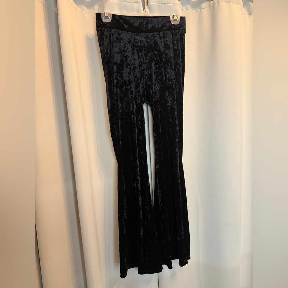 Torrid Midnight Velvet Flared Pants